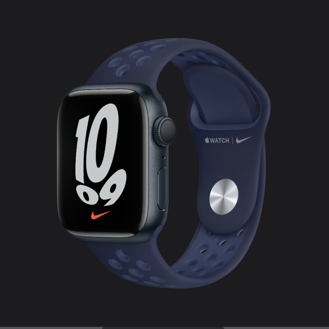Apple Watch - Apple Watch 7 45mm Nike GPS ミッドナイトモデルの通販