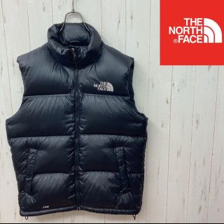 ザノースフェイス(THE NORTH FACE)のノースフェイス   ダウンベスト   700フィル   ブラック   メンズM(ダウンベスト)