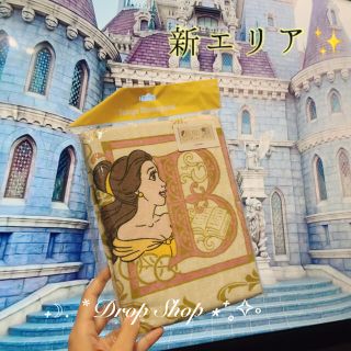 ディズニー(Disney)の𓊆 新品Disney 新エリア🏰 美女と野獣 フェイスタオル 𓊇 (タオル/バス用品)