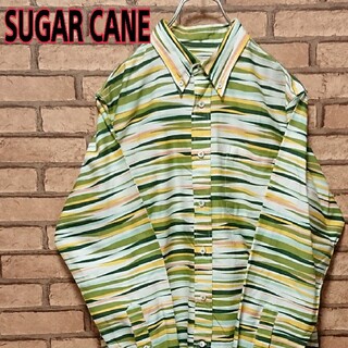 シュガーケーン(Sugar Cane)のSUGAR CANE シュガーケーン  メンズ 総柄 長袖 シャツ(シャツ)