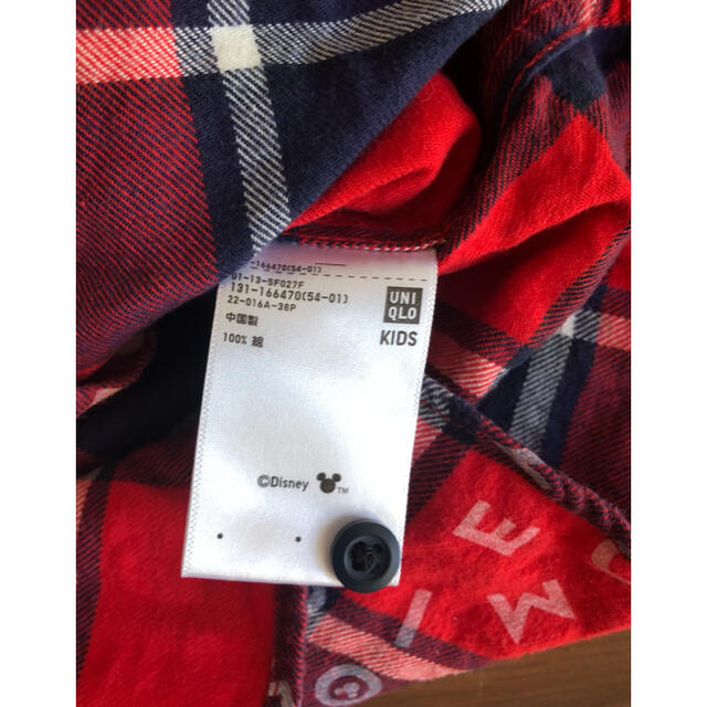 UNIQLO(ユニクロ)のユニクロ　シャツ　150 キッズ/ベビー/マタニティのキッズ服男の子用(90cm~)(Tシャツ/カットソー)の商品写真