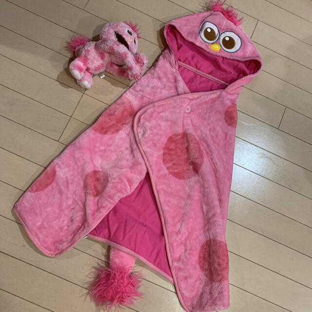 SESAME STREET モッピー　毛布＋ぬいぐるみセット エンタメ/ホビーのおもちゃ/ぬいぐるみ(キャラクターグッズ)の商品写真