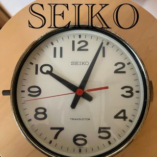 SEIKO - SEIKO セイコー バス時計 アンティーク レトロ 昭和 当時物