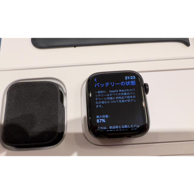 Apple(アップル)のApple Watch Series 5 ステンレススティール メンズの時計(腕時計(デジタル))の商品写真