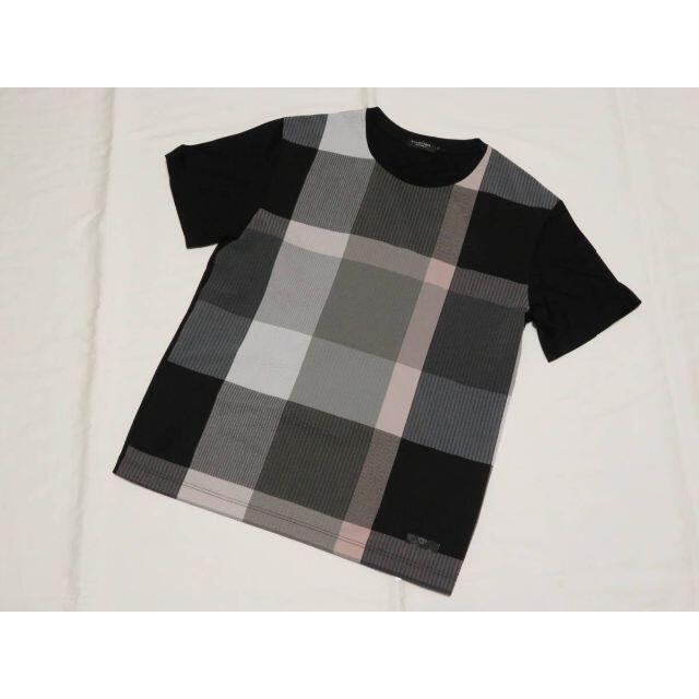 BLACK LABEL CRESTBRIDGE(ブラックレーベルクレストブリッジ)の2枚セット　ブラックレーベル クレストブリッジ 半袖デザインカットソー M 黒地 メンズのトップス(Tシャツ/カットソー(半袖/袖なし))の商品写真