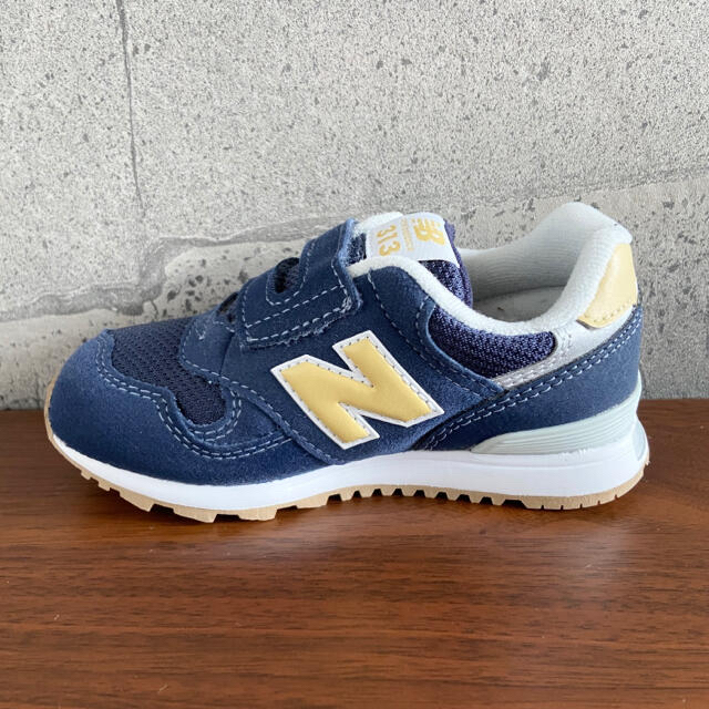 New Balance(ニューバランス)の【新品】15センチ ネイビー×イエロー ニューバランス　スニーカー キッズ/ベビー/マタニティのキッズ靴/シューズ(15cm~)(スニーカー)の商品写真