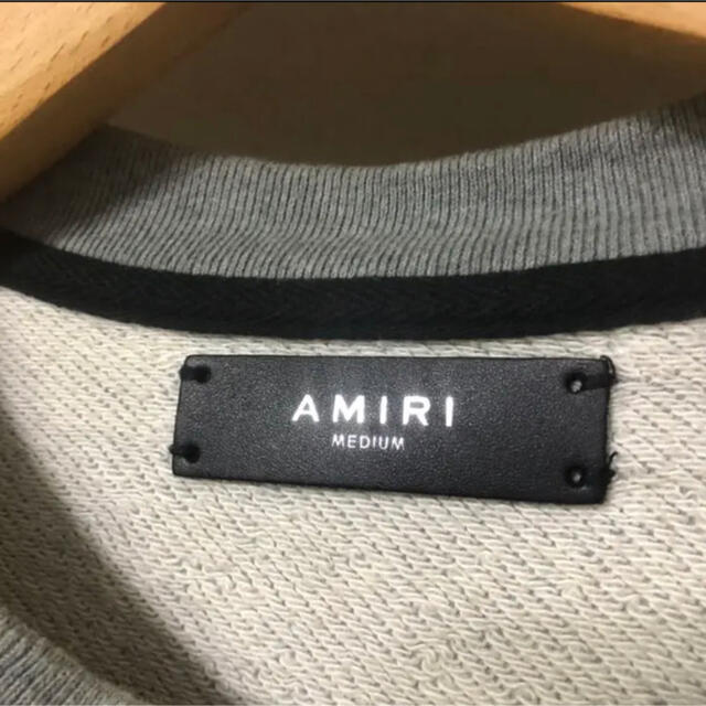 amiri ショットガンダメージスウェット