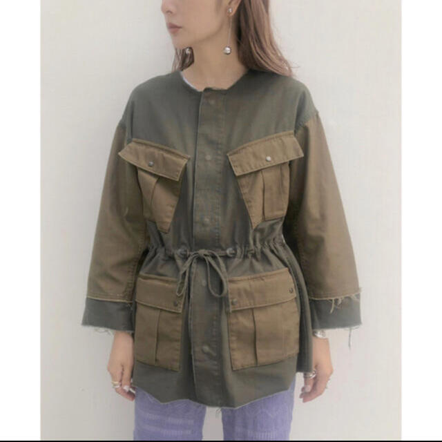 Ameri VINTAGE(アメリヴィンテージ)のアメリヴィンテージ　REASSEMBLY ARMY JACKET レディースのジャケット/アウター(ミリタリージャケット)の商品写真