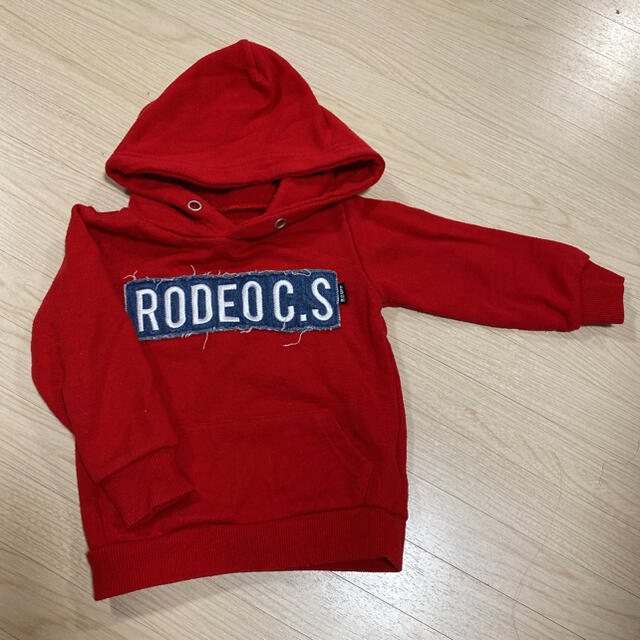 RODEO CROWNS WIDE BOWL(ロデオクラウンズワイドボウル)のRODEO CROWNSパーカー キッズ/ベビー/マタニティのキッズ服女の子用(90cm~)(ジャケット/上着)の商品写真