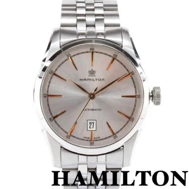 美品 ハミルトン スピリットオブリバティ 自動巻 デイト メンズ 腕時計腕時計(アナログ)