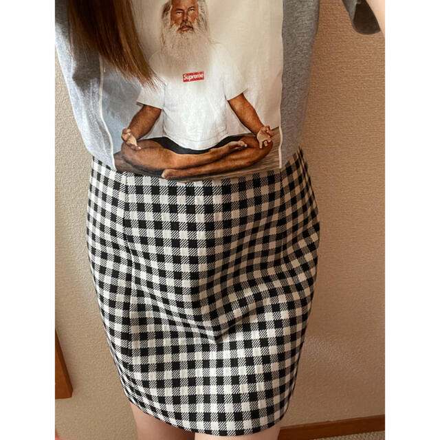 PRADA skirt.の通販 by vintage shop .*｜プラダならラクマ - PRADA gingham check 大得価安い