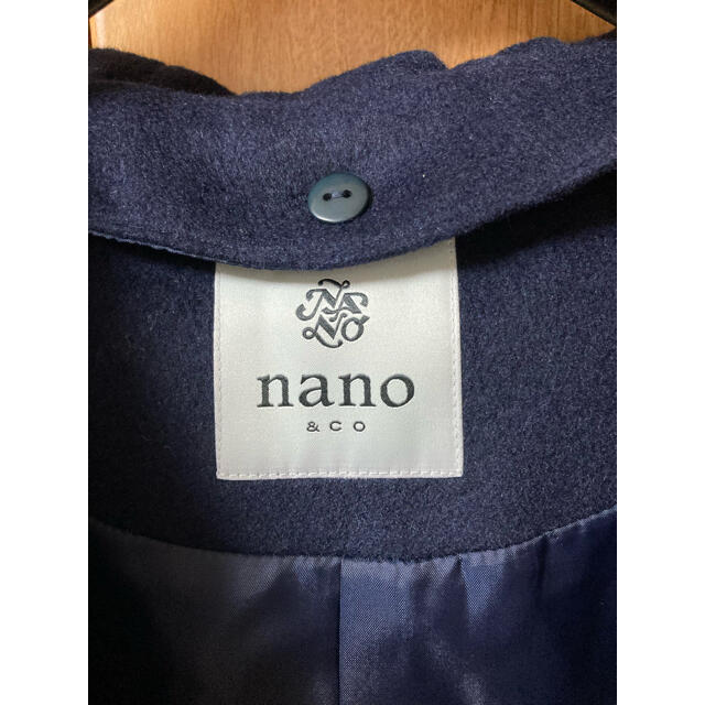 nano・universe(ナノユニバース)のnano&co ⭐︎ロングコート　ネイビー レディースのジャケット/アウター(ロングコート)の商品写真