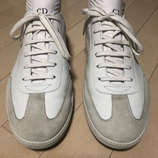 ディオールオム(DIOR HOMME)のSA様専用【超美品】Dior ディオールオム ホワイトスニーカー24.5cm(スニーカー)