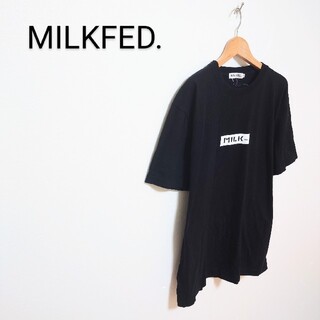ミルクフェド(MILKFED.)の◇MILKFED. ボックスロゴ Tシャツ(Tシャツ/カットソー(半袖/袖なし))