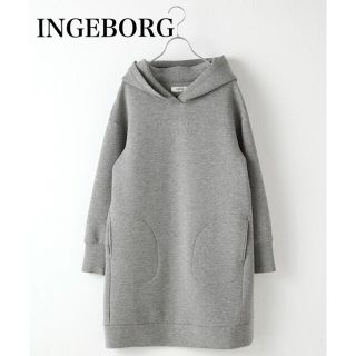 インゲボルグ(INGEBORG)のインゲボルグ　INGEBORG パーカーワンピース(ひざ丈ワンピース)