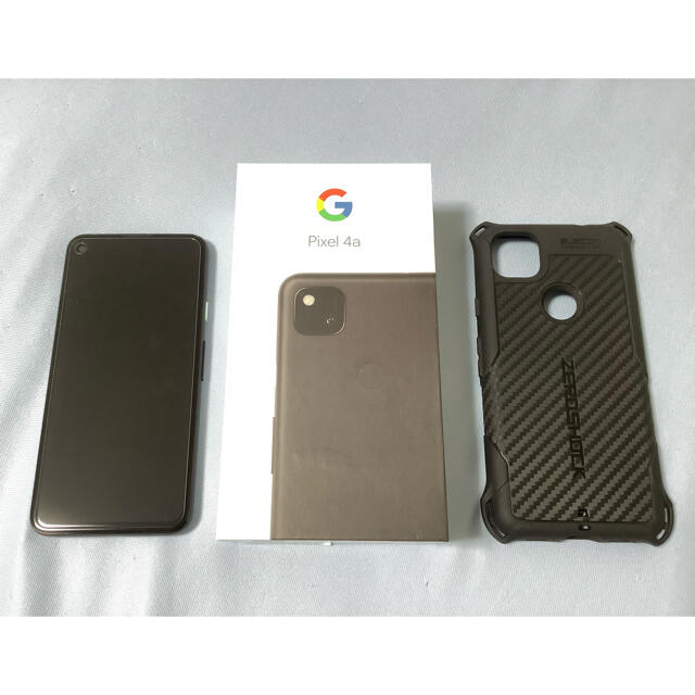 Google Pixel(グーグルピクセル)の【やきぷす様専用】Pixel 4a ブラック 128GB simフリー 中古美品 スマホ/家電/カメラのスマートフォン/携帯電話(スマートフォン本体)の商品写真