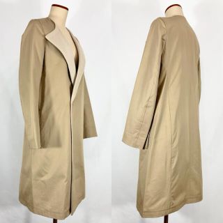 美品 Y's ワイズ 15AW 異素材切替 ビックカラーコート