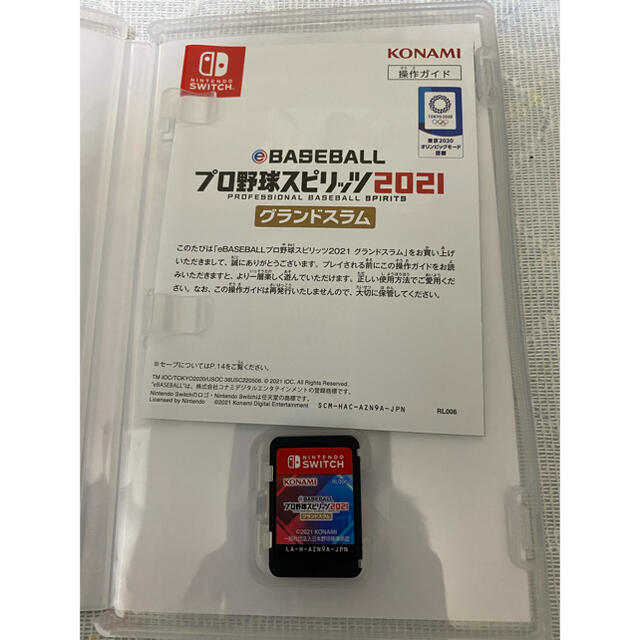 KONAMI(コナミ)のeBASEBALLプロ野球スピリッツ2021 グランドスラム Switch エンタメ/ホビーのゲームソフト/ゲーム機本体(家庭用ゲームソフト)の商品写真