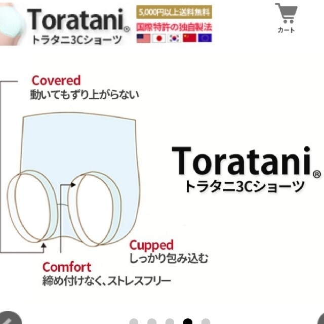 Toratani(トラタニ)のトラタニショーツ Lサイズ 4枚組 レディースの下着/アンダーウェア(ショーツ)の商品写真