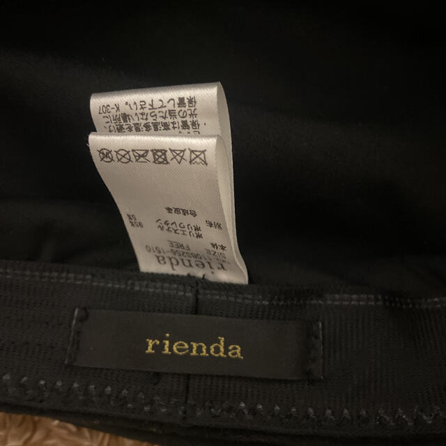 rienda(リエンダ)の17AWベロアキャスケット レディースの帽子(その他)の商品写真