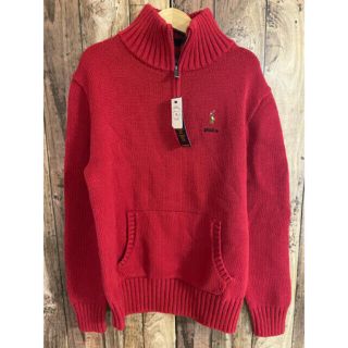 ラルフローレン(Ralph Lauren)の新品　ラルフローレン　コットン　　セーター　ワンピース(ニット)