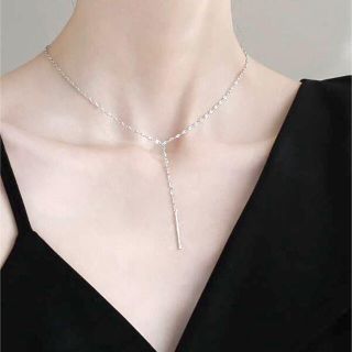 スタージュエリー(STAR JEWELRY)の【NEW】新品インポート♡S925 Y字 ジルコニア チョーカー ネックレス(ネックレス)