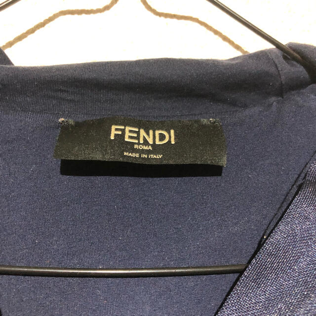 【最終値下げ】FENDI フェンディ 紺パーカー 袖取り外し可能