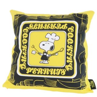 スヌーピー(SNOOPY)の【クッション】スヌーピー 46cmクッションカバー イエロー(クッションカバー)