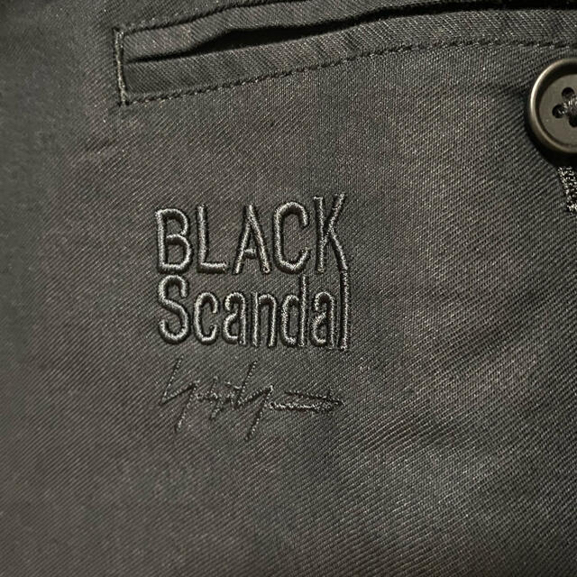 Yohji Yamamoto(ヨウジヤマモト)のYohji Yamamoto BLACK Scandal コットンジャケット メンズのジャケット/アウター(テーラードジャケット)の商品写真