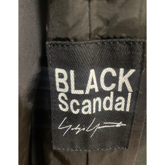 Yohji Yamamoto(ヨウジヤマモト)のYohji Yamamoto BLACK Scandal コットンジャケット メンズのジャケット/アウター(テーラードジャケット)の商品写真