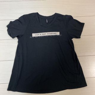 ゴールドウィン(GOLDWIN)のダンスキンブラックTシャツ(ヨガ)