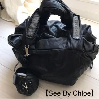 シーバイクロエ(SEE BY CHLOE)の【SEE BY CHLOE】ハンドバッグ　ジョイライダー　ナイロンバッグ(ハンドバッグ)