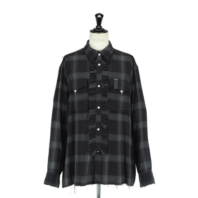 UNUSED - 21AW DAIRIKU Triple gauze Frill checkの通販 by fu's UNUSED - 21AW DAIRIKU Triple gauze Frill checkの通販 by fu's