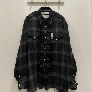 UNUSED - 21AW DAIRIKU Triple gauze Frill checkの通販 by fu's
