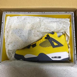 ナイキ(NIKE)のNIKE AIR JORDAN 4  TOUR YELLOW(スニーカー)