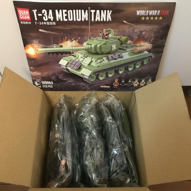 T34 中戦車 レゴ互換品 1,113ピース