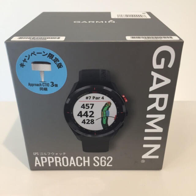 GARMIN - 送料無料ガーミン　アプローチ　S62 新品　日本販売正規品　黒