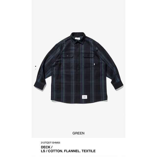 WTAPS DECK / LS /COTTON.FLANNEL.TEXTILE 上質で快適 16170円引き