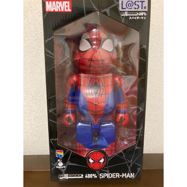 MEDICOM TOY(メディコムトイ)のMARVEL Happyくじ BE@RBRICK spider man  エンタメ/ホビーのフィギュア(アメコミ)の商品写真