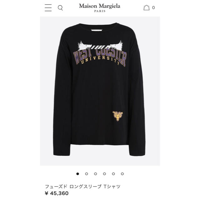 よろしくお願い致します17aw Maison Margiela 再構築 ロング Tシャツ マルジェラ