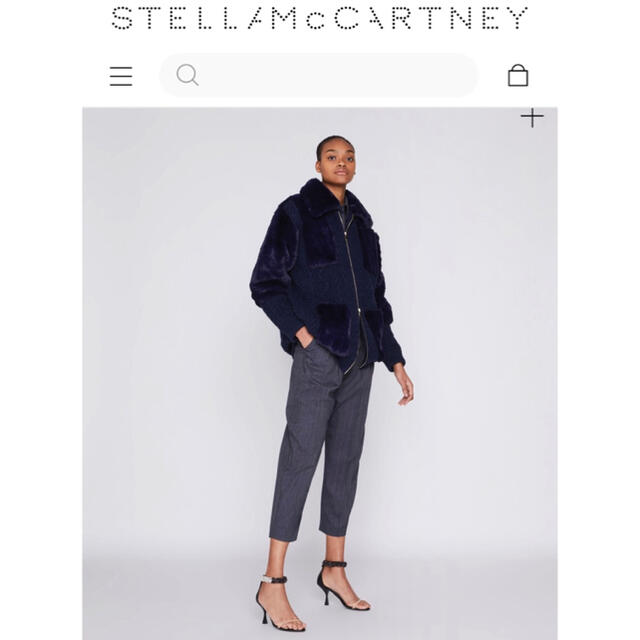 Stella McCartney ステラマッカートニー ファーニットブルゾン