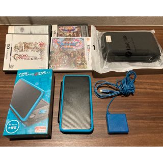 ニンテンドウ(任天堂)のきゃぷたん様専用　NEWニンテンドー2DS LL ブラック/ターコイズ　セット(携帯用ゲーム機本体)