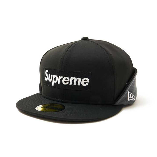 Supreme Earflap Box Logo New Era Cap試着のみ