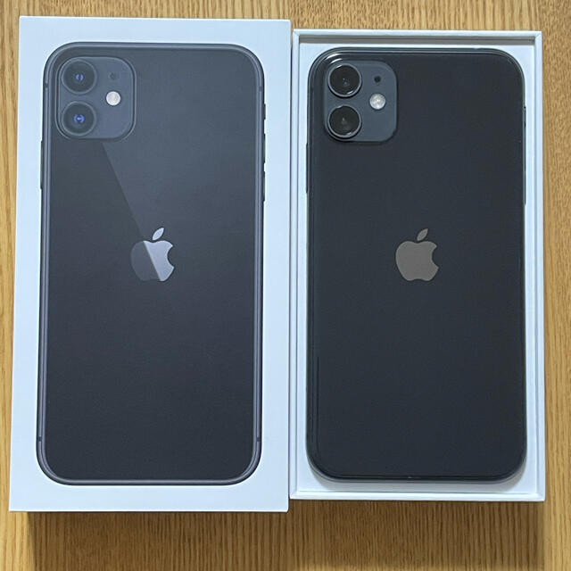 【おしゃれ】 - iPhone iphone SIMフリー済 UQモバイル 64GB black 11 スマートフォン本体