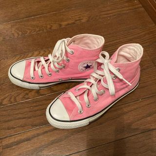 コンバース(CONVERSE)のコンバース　ハイカット　ピンク(スニーカー)