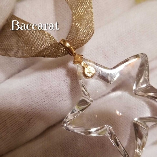 未使用　レア　Baccarat バカラ　ネックレス　ペンダント　スターレット