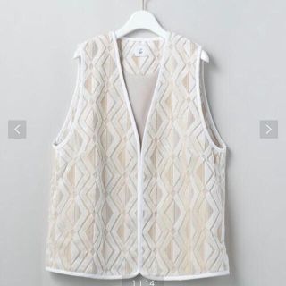 ビューティアンドユースユナイテッドアローズ(BEAUTY&YOUTH UNITED ARROWS)の新品 6ROKU DIAMONDS MOTIF CUT PILE VESTベスト(ベスト/ジレ)