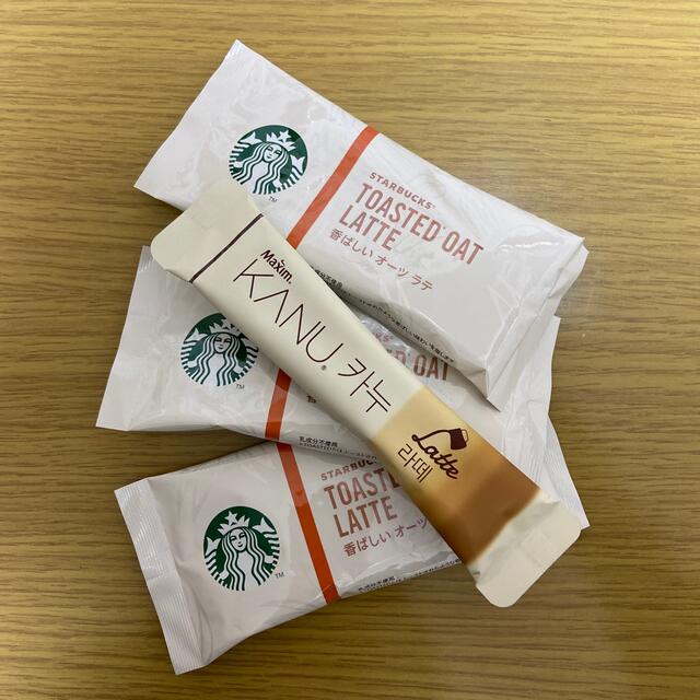 Starbucks Coffee(スターバックスコーヒー)のスターバックス　スティックコーヒー3本＋韓国　カヌラテ 食品/飲料/酒の飲料(コーヒー)の商品写真