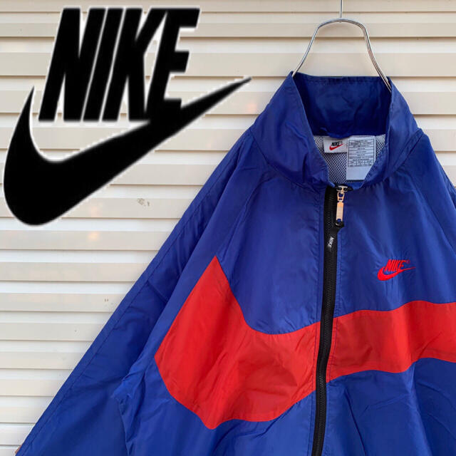 NIKE(ナイキ)のチェスティーノさん 専用 ナイキ ビックスウォッシュ ゆるだぼ 90s ナイロン メンズのジャケット/アウター(ナイロンジャケット)の商品写真