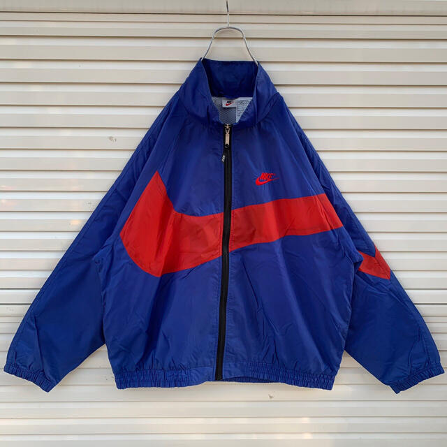 NIKE(ナイキ)のチェスティーノさん 専用 ナイキ ビックスウォッシュ ゆるだぼ 90s ナイロン メンズのジャケット/アウター(ナイロンジャケット)の商品写真